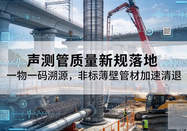 栖霞声测管质量新规落地，一物一码溯源，非标薄壁管材加速清退